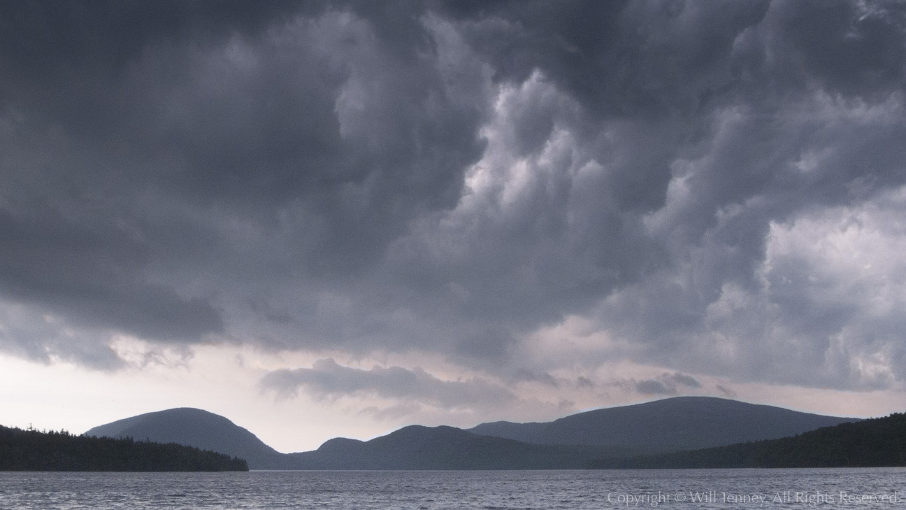 Storm Over Eagle Lake: Photograph by Will Tenney