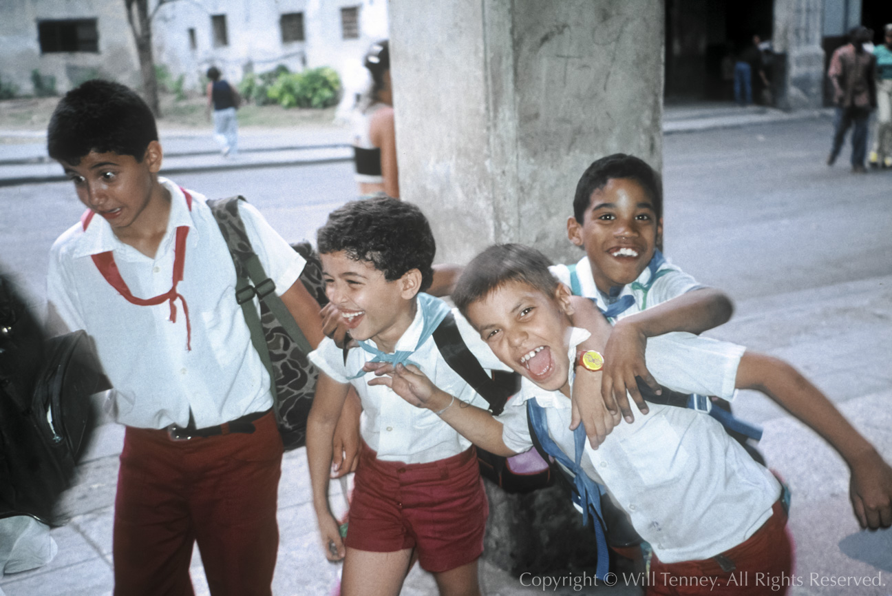 Havana Schoolboys: Photograph by Will Tenney