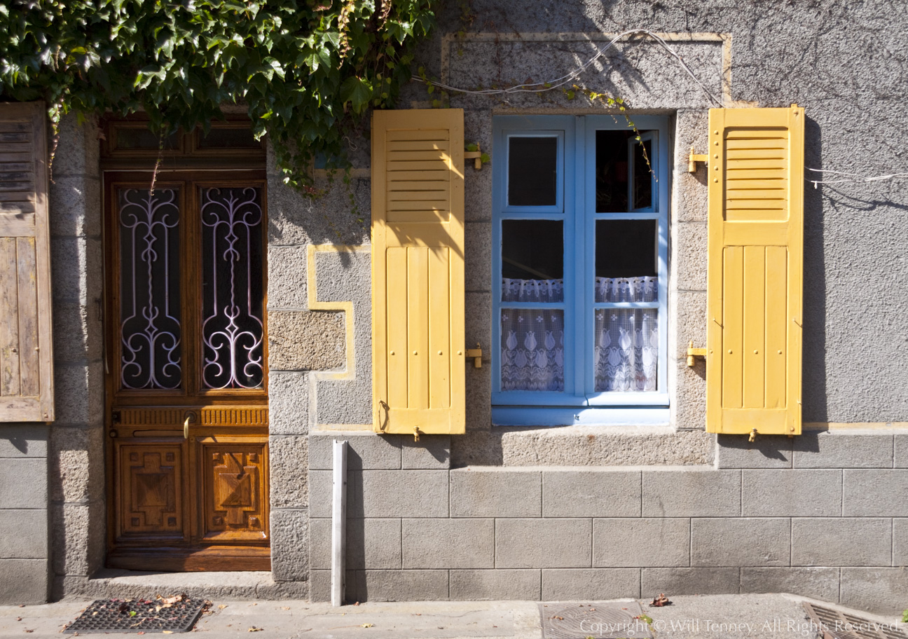 Yellow Shutters: Photograph by Will Tenney