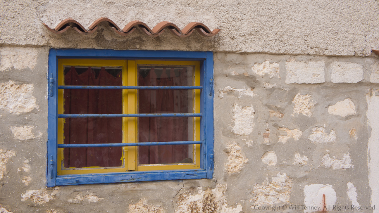 Barred Window Rovinj: Photograph by Will Tenney