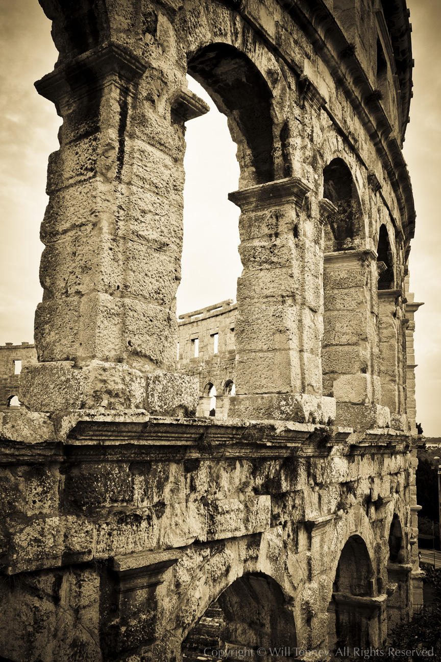 Pula Colosseum: Photograph by Will Tenney