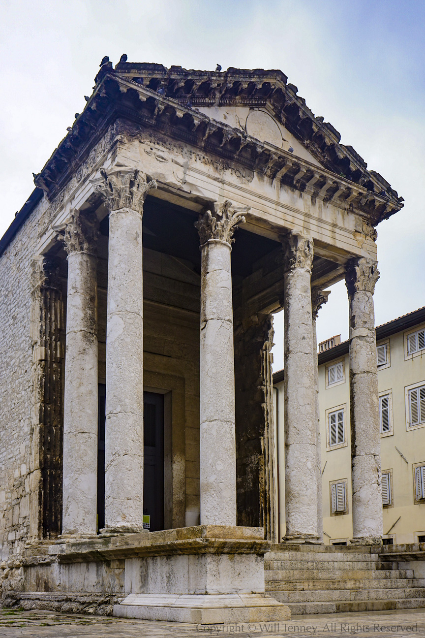 Temple of Augustus: Photograph by Will Tenney