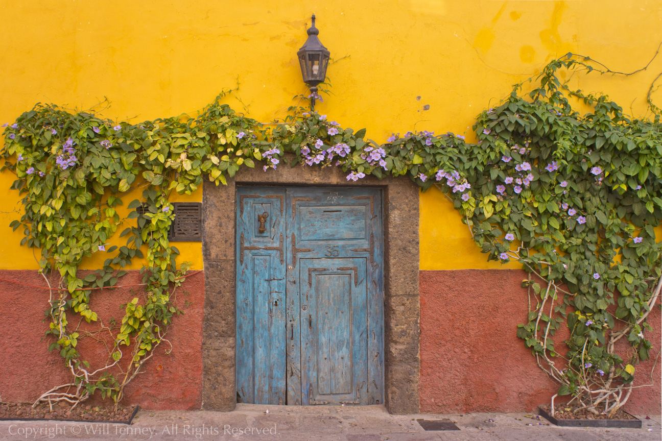 Blue Door No. 35: Photograph by Will Tenney
