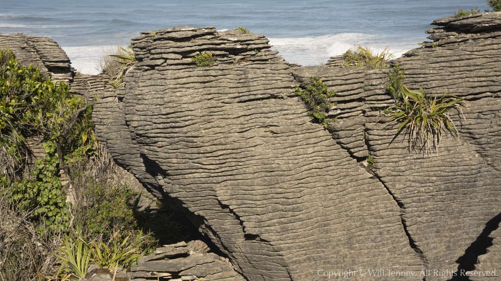 Pancake Rocks: Photograph by Will Tenney