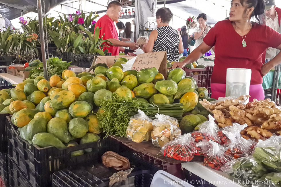 Hilo Farmers Market: Photograph by Will Tenney