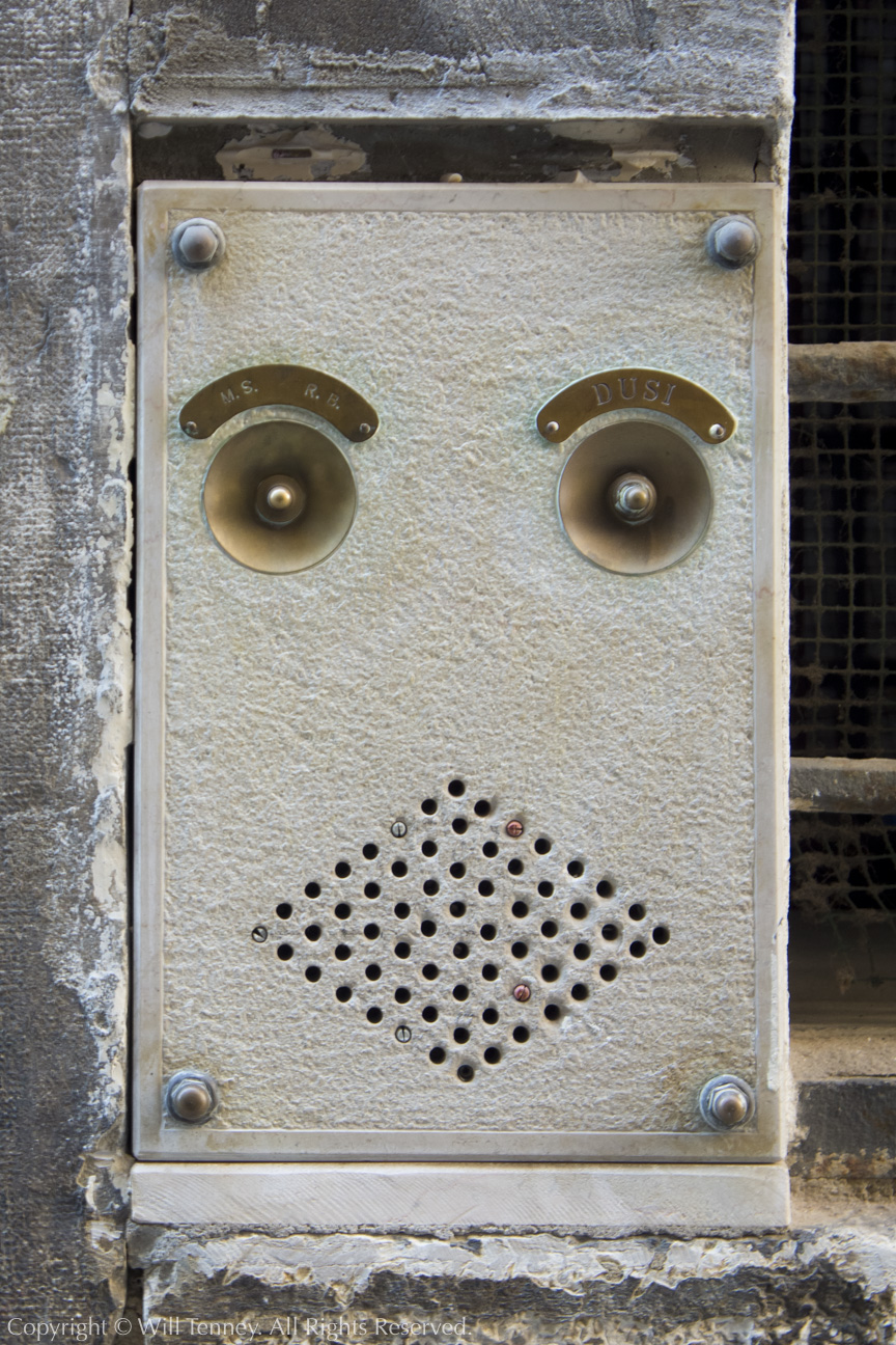 Venice Doorbell #1: Photograph by Will Tenney