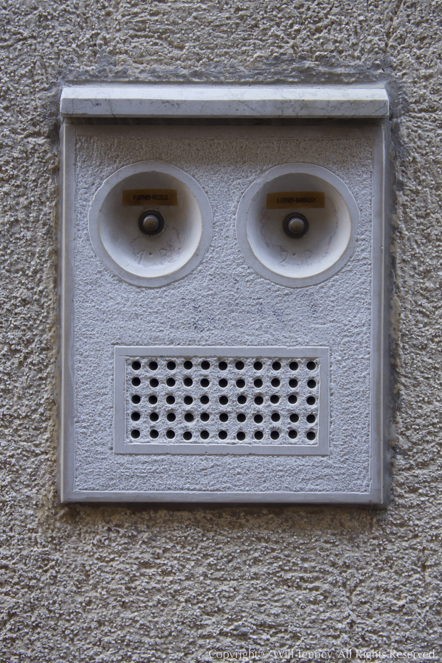 Venice Doorbell #2: Photograph by Will Tenney