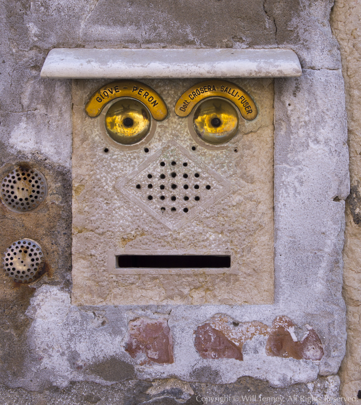 Venice Doorbell #4: Photograph by Will Tenney