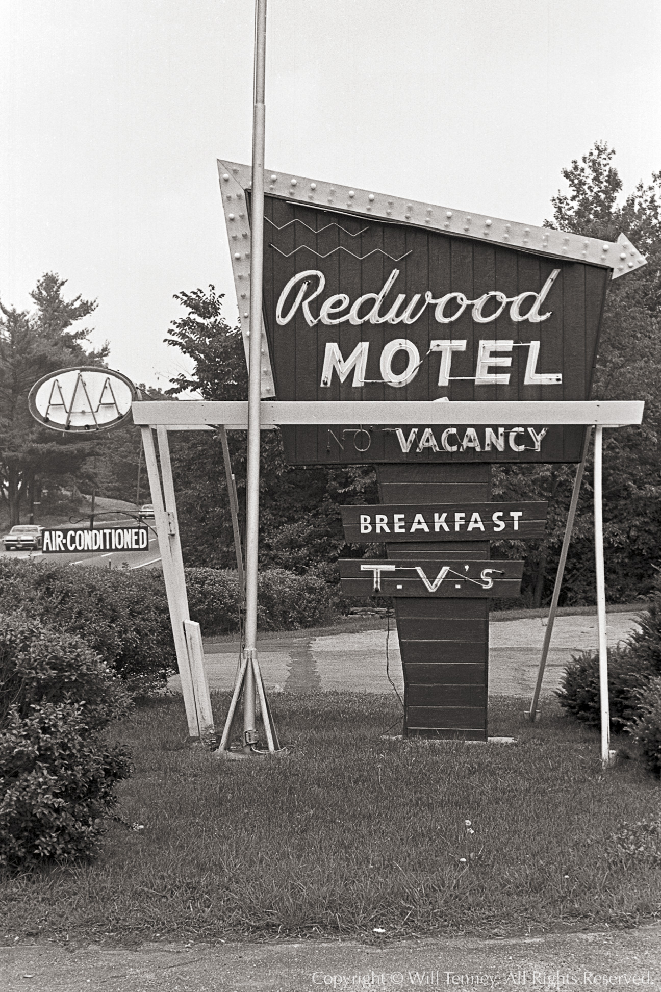 Redwood Motel: Photograph by Will Tenney