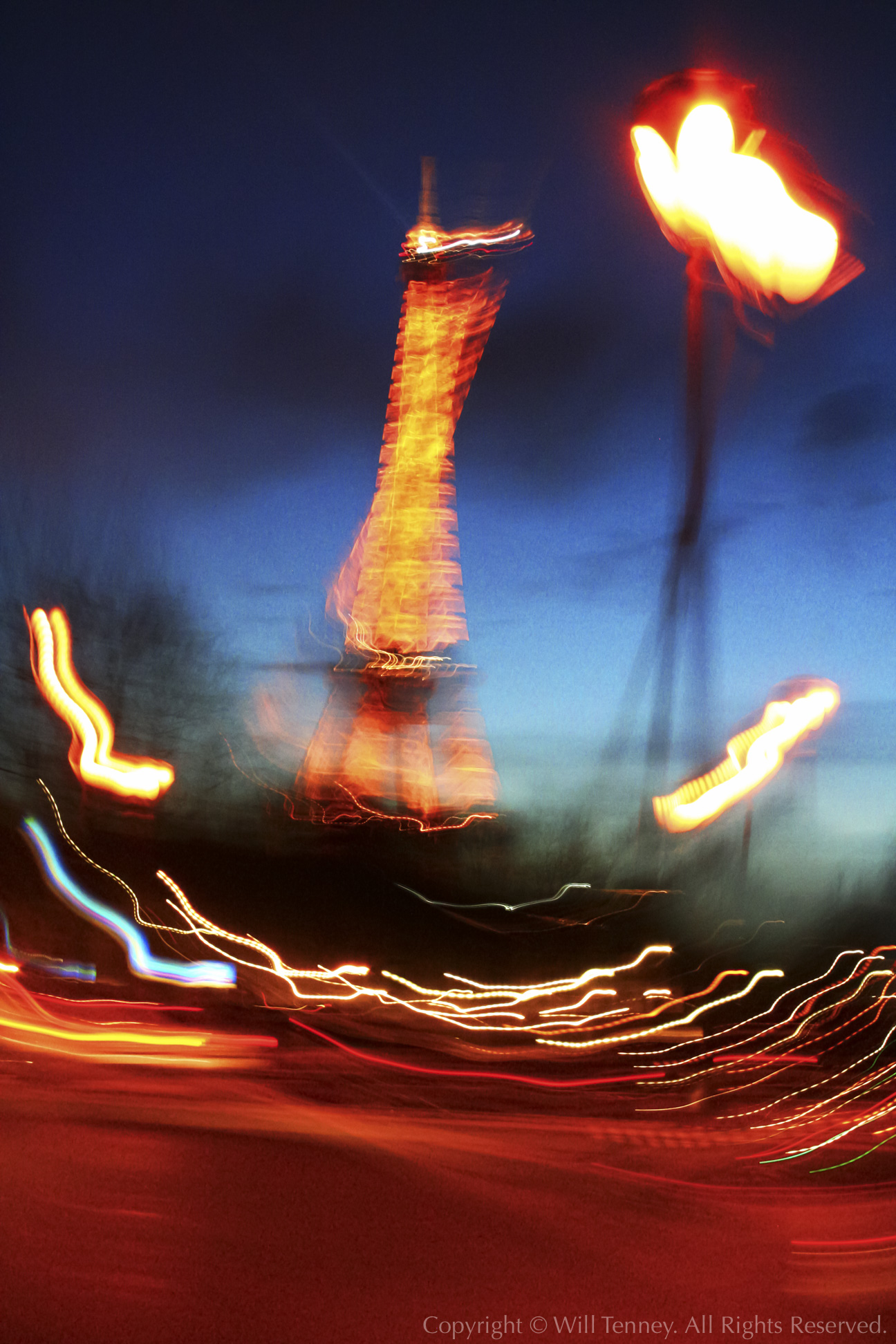 La Tour De La Nuit #4: Photograph by Will Tenney