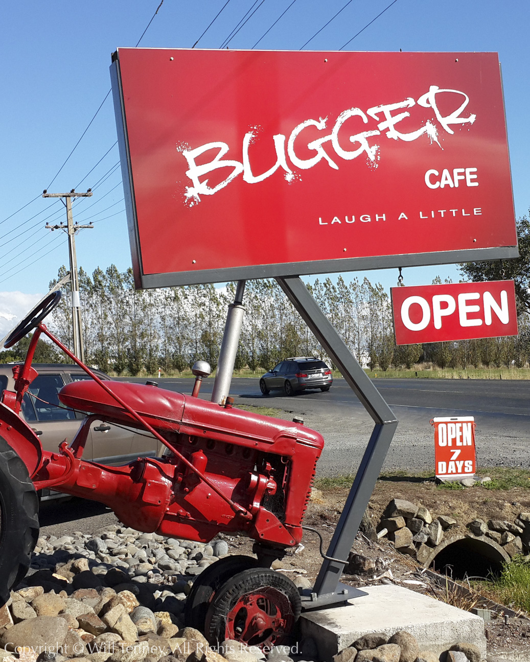 Bugger Café: Photograph by Will Tenney