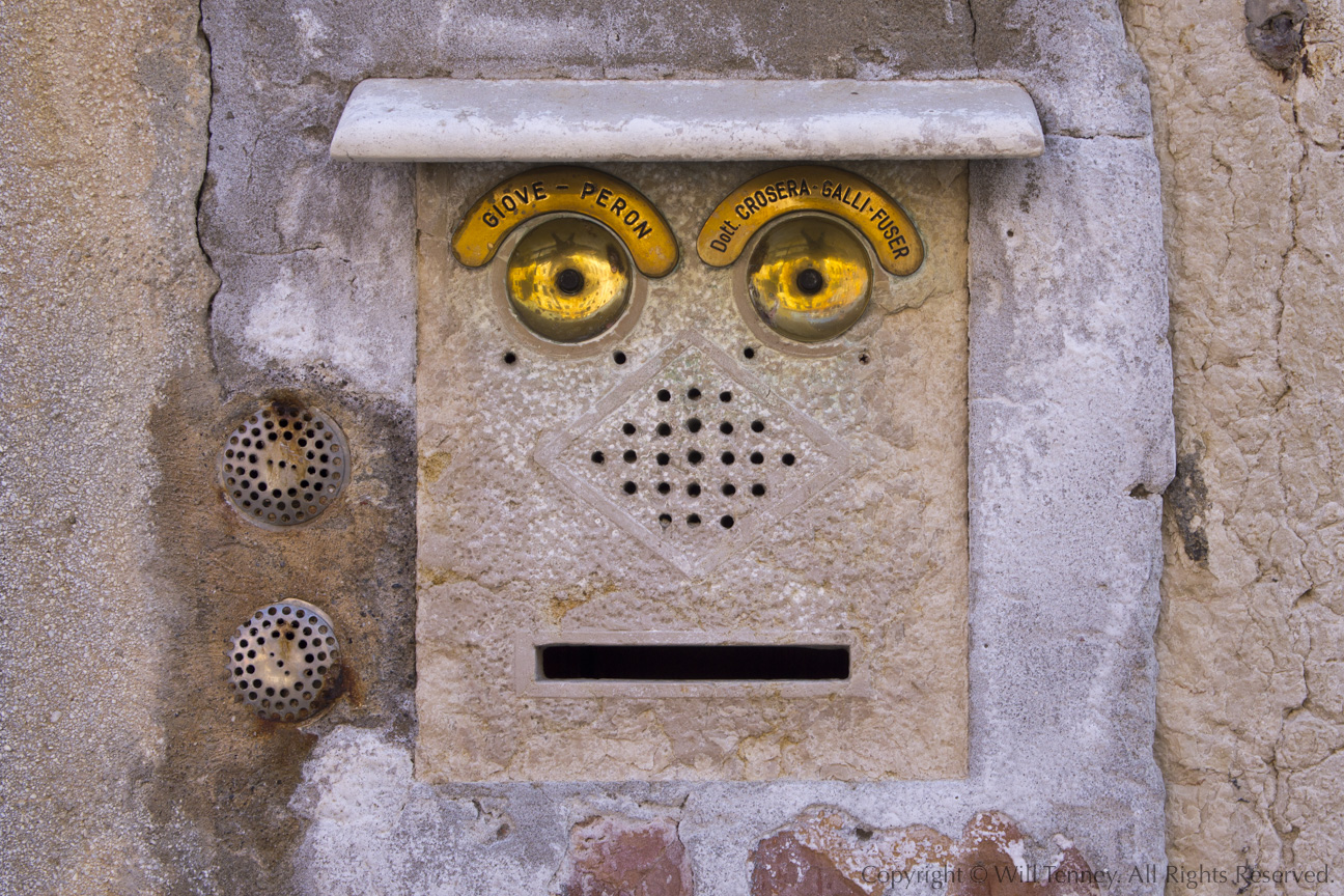 Venice Doorbell #4: Photograph by Will Tenney